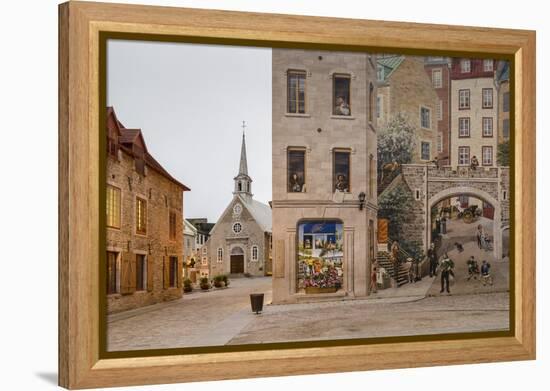 Quebec City, Province of Quebec, Canada, North America-Michael Snell-Framed Premier Image Canvas