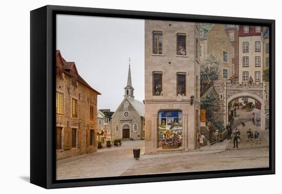 Quebec City, Province of Quebec, Canada, North America-Michael Snell-Framed Premier Image Canvas