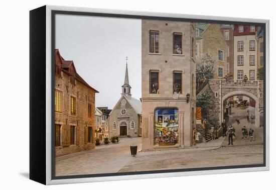 Quebec City, Province of Quebec, Canada, North America-Michael Snell-Framed Premier Image Canvas