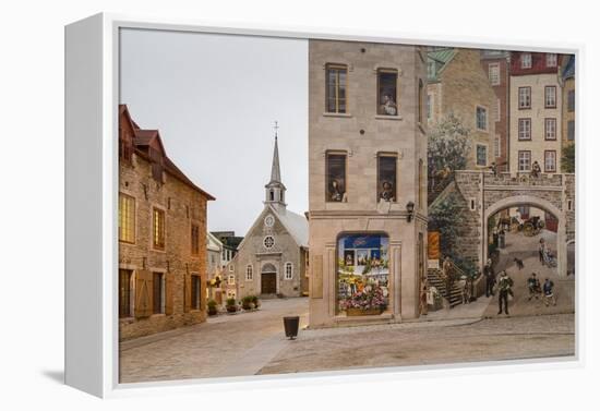 Quebec City, Province of Quebec, Canada, North America-Michael Snell-Framed Premier Image Canvas