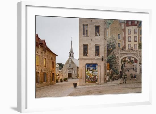 Quebec City, Province of Quebec, Canada, North America-Michael Snell-Framed Photographic Print