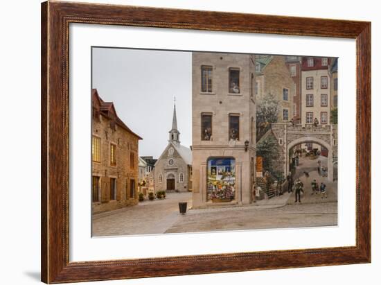 Quebec City, Province of Quebec, Canada, North America-Michael Snell-Framed Photographic Print