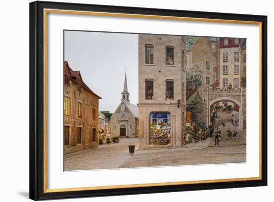 Quebec City, Province of Quebec, Canada, North America-Michael Snell-Framed Photographic Print