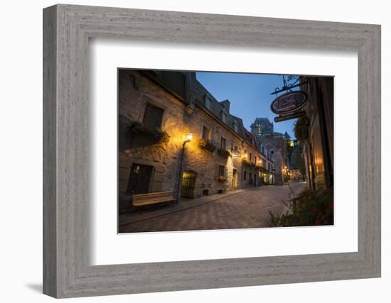 Quebec City, Province of Quebec, Canada, North America-Michael Snell-Framed Photographic Print