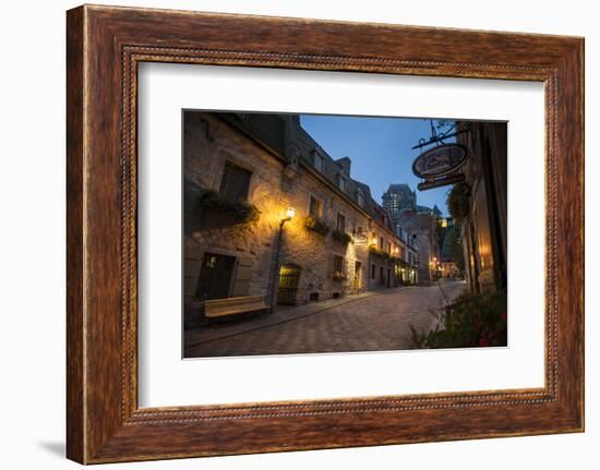 Quebec City, Province of Quebec, Canada, North America-Michael Snell-Framed Photographic Print