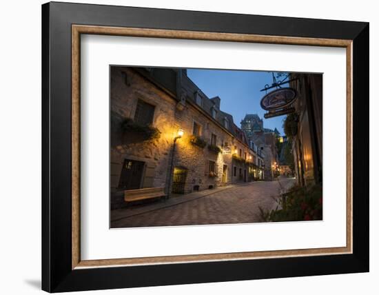 Quebec City, Province of Quebec, Canada, North America-Michael Snell-Framed Photographic Print