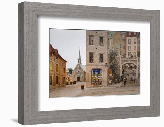 Quebec City, Province of Quebec, Canada, North America-Michael Snell-Framed Photographic Print