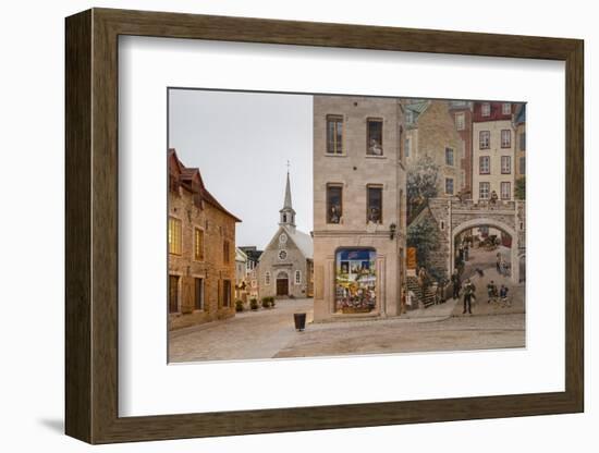 Quebec City, Province of Quebec, Canada, North America-Michael Snell-Framed Photographic Print