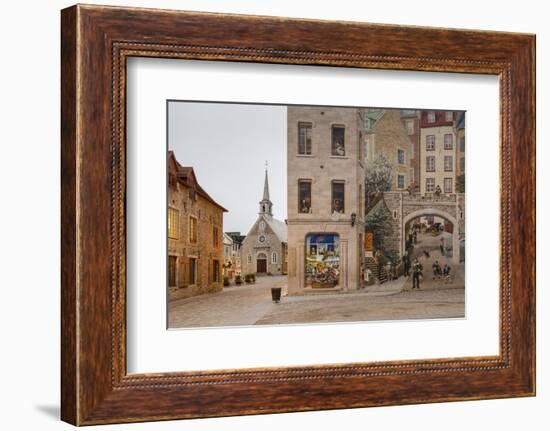 Quebec City, Province of Quebec, Canada, North America-Michael Snell-Framed Photographic Print