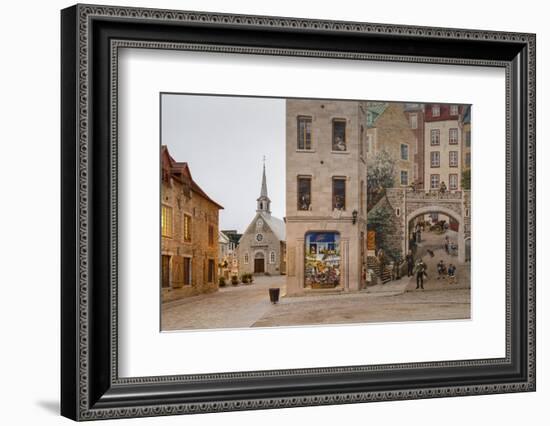 Quebec City, Province of Quebec, Canada, North America-Michael Snell-Framed Photographic Print