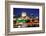 Quebec City Skyline at Dusk over River Viewed from Levis.-Songquan Deng-Framed Photographic Print