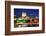 Quebec City Skyline at Dusk over River Viewed from Levis.-Songquan Deng-Framed Photographic Print