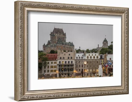 Quebec City with Chateau Frontenac on Skyline, Province of Quebec, Canada, North America-Michael Snell-Framed Photographic Print