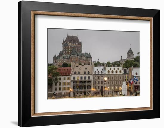 Quebec City with Chateau Frontenac on Skyline, Province of Quebec, Canada, North America-Michael Snell-Framed Photographic Print