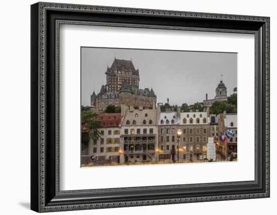 Quebec City with Chateau Frontenac on Skyline, Province of Quebec, Canada, North America-Michael Snell-Framed Photographic Print