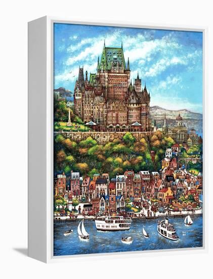 Quebec City-Bill Bell-Framed Premier Image Canvas