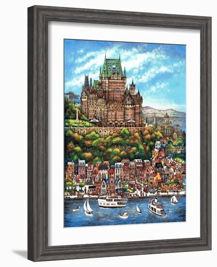 Quebec City-Bill Bell-Framed Giclee Print