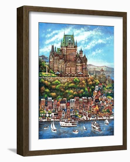 Quebec City-Bill Bell-Framed Giclee Print