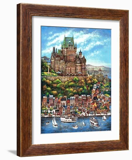 Quebec City-Bill Bell-Framed Giclee Print