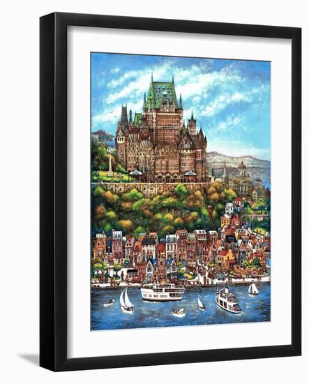 Quebec City-Bill Bell-Framed Giclee Print