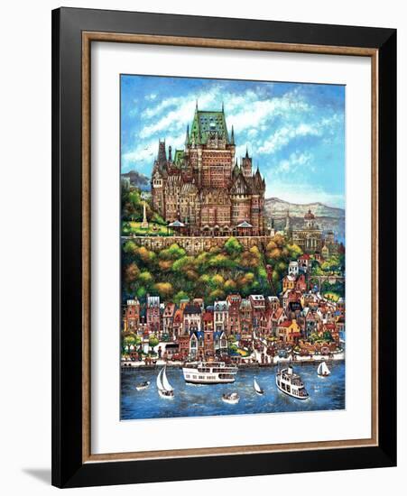 Quebec City-Bill Bell-Framed Giclee Print