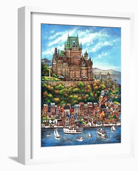 Quebec City-Bill Bell-Framed Giclee Print