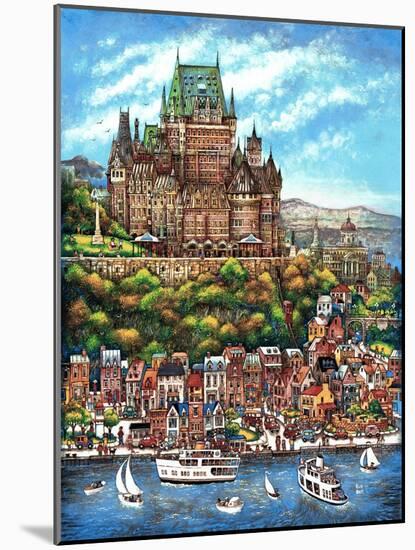 Quebec City-Bill Bell-Mounted Giclee Print