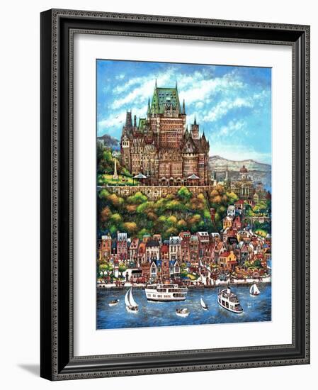 Quebec City-Bill Bell-Framed Giclee Print