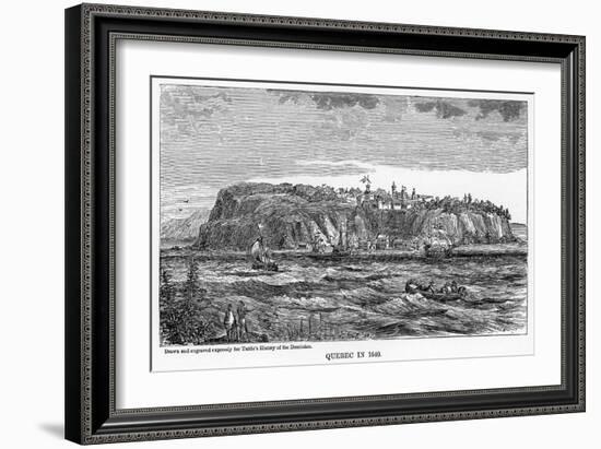 Quebec in 1640-null-Framed Giclee Print