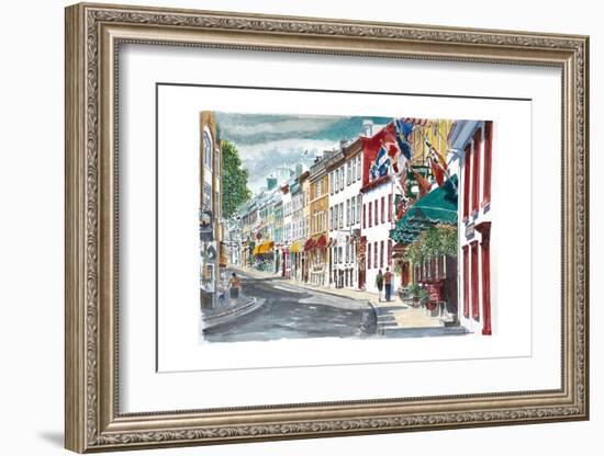 Quebec, Old City, Canada, 2010-Anthony Butera-Framed Giclee Print