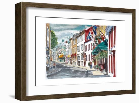 Quebec, Old City, Canada, 2010-Anthony Butera-Framed Giclee Print