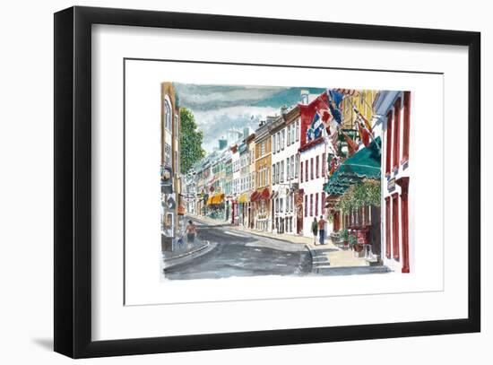 Quebec, Old City, Canada, 2010-Anthony Butera-Framed Giclee Print