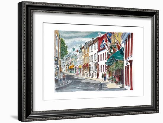 Quebec, Old City, Canada, 2010-Anthony Butera-Framed Giclee Print