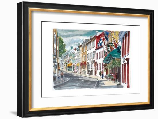 Quebec, Old City, Canada, 2010-Anthony Butera-Framed Giclee Print