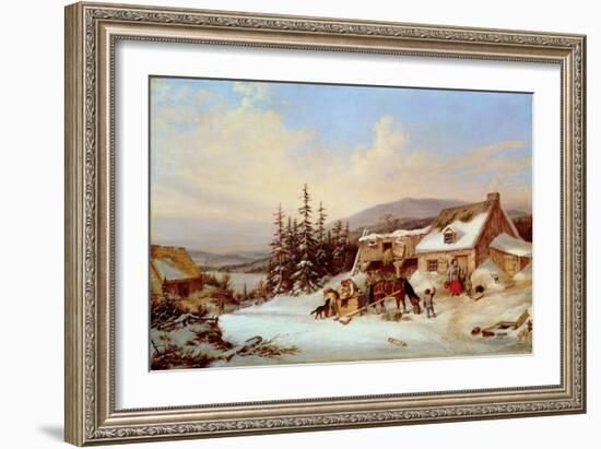 Quebec-Cornelius Krieghoff-Framed Giclee Print