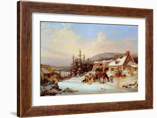 Quebec-Cornelius Krieghoff-Framed Giclee Print