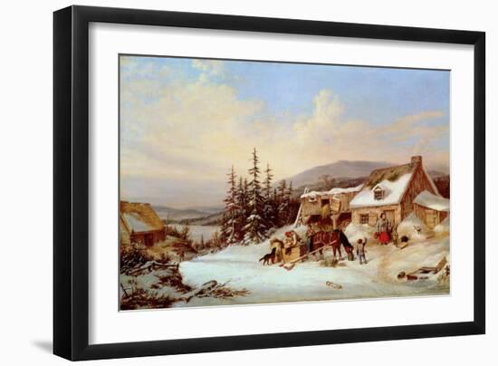 Quebec-Cornelius Krieghoff-Framed Giclee Print