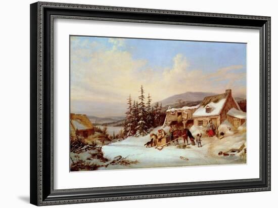 Quebec-Cornelius Krieghoff-Framed Giclee Print