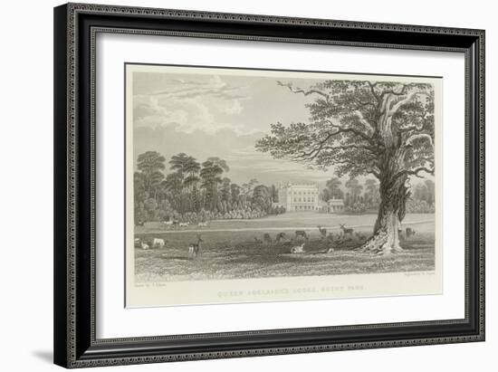 Queen Adelaide's Lodge-Thomas Allom-Framed Giclee Print