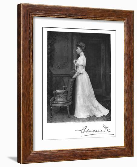 Queen Alexandra (1844-192), Queen Consort of King Edward Vii, 1908-Downey-Framed Giclee Print