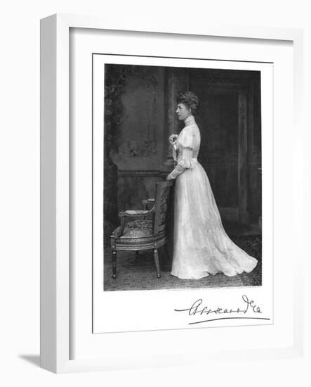 Queen Alexandra (1844-192), Queen Consort of King Edward Vii, 1908-Downey-Framed Giclee Print