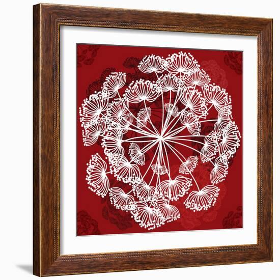 Queen Ann Pattern-Tina Lavoie-Framed Giclee Print