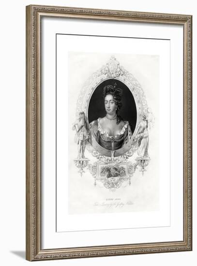 Queen Anne, 1860-Godfrey Kneller-Framed Giclee Print