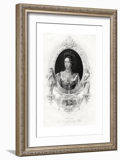 Queen Anne, 1860-Godfrey Kneller-Framed Giclee Print