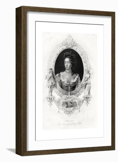 Queen Anne, 1860-Godfrey Kneller-Framed Giclee Print