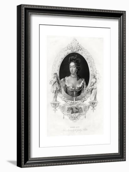 Queen Anne, 1860-Godfrey Kneller-Framed Giclee Print