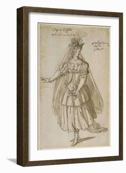 Queen Artemisia, C.1609-Inigo Jones-Framed Giclee Print