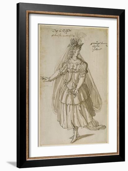 Queen Artemisia, C.1609-Inigo Jones-Framed Giclee Print