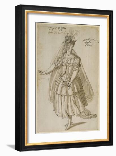 Queen Artemisia, C.1609-Inigo Jones-Framed Giclee Print