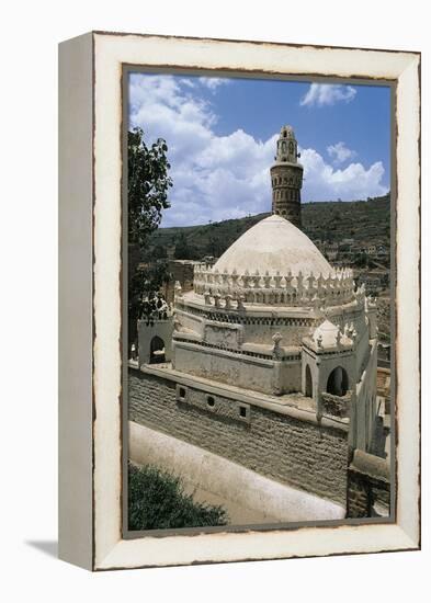 Queen Arwa Mosque, 11th Century, Jibla, Ibb Governorate, Yemen-null-Framed Premier Image Canvas